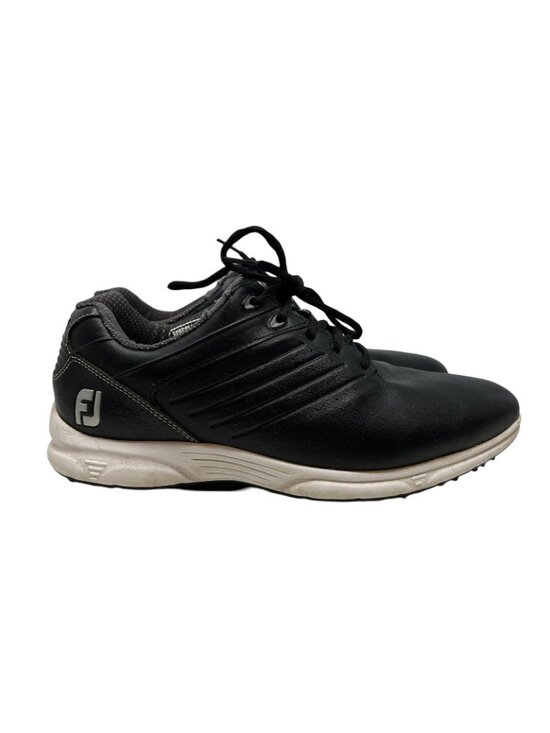 FootJoy Arc SL Golf Shoes Mens 9.5 Black Leather Spikeless FJ 59702 Softspikes main image 4